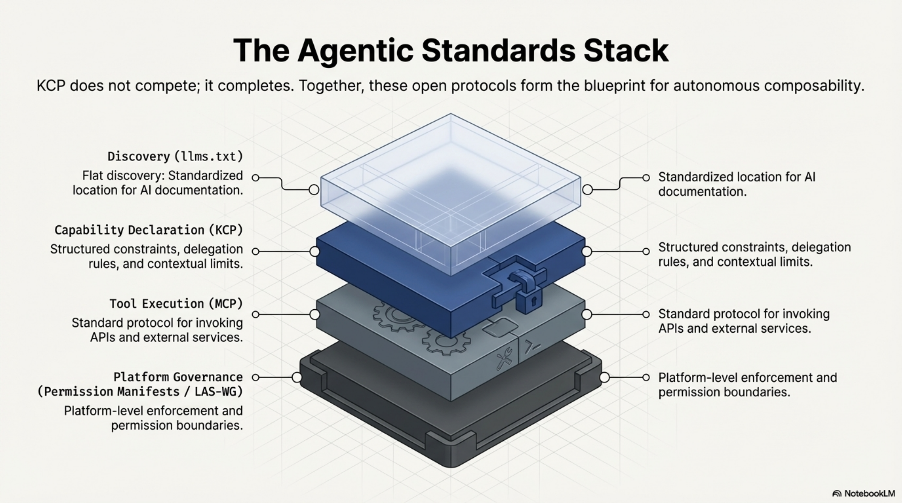 The Agentic Standards Stack — KCP does not compete, it completes
