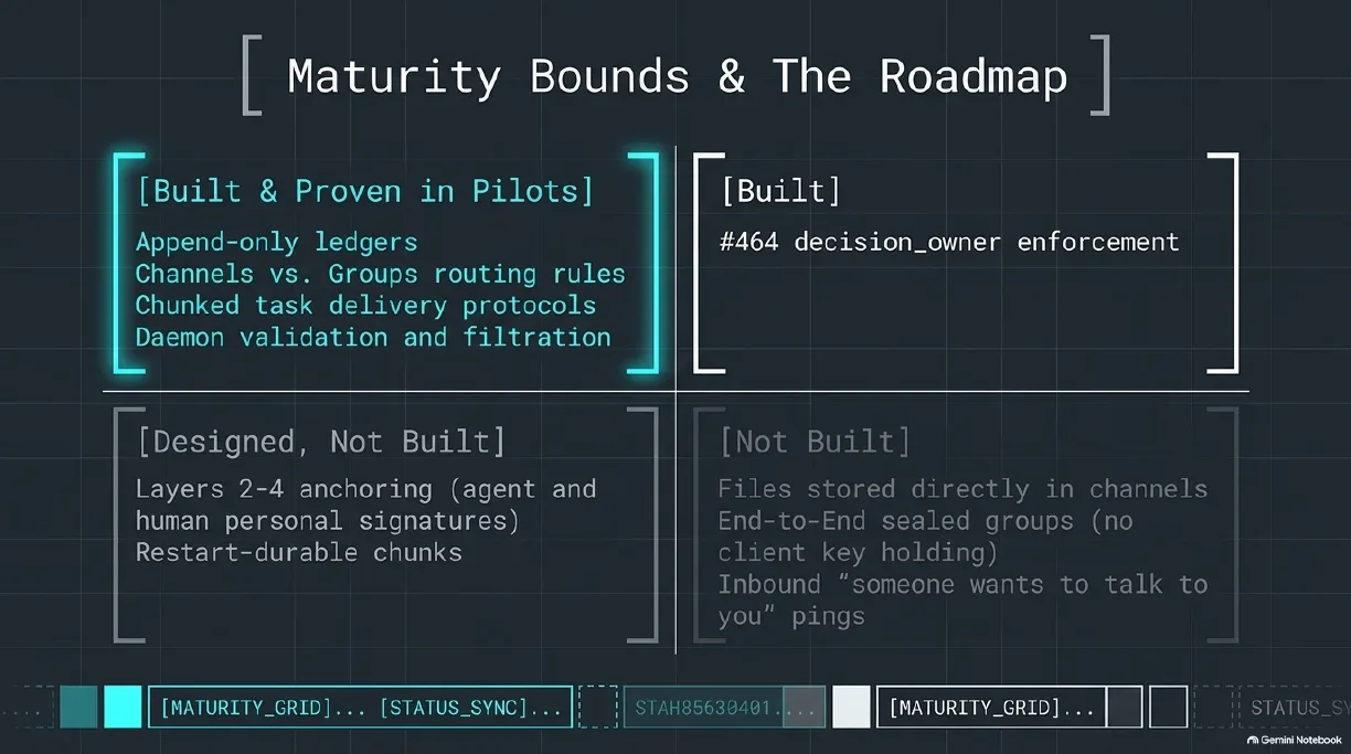 Maturity bounds and the roadmap