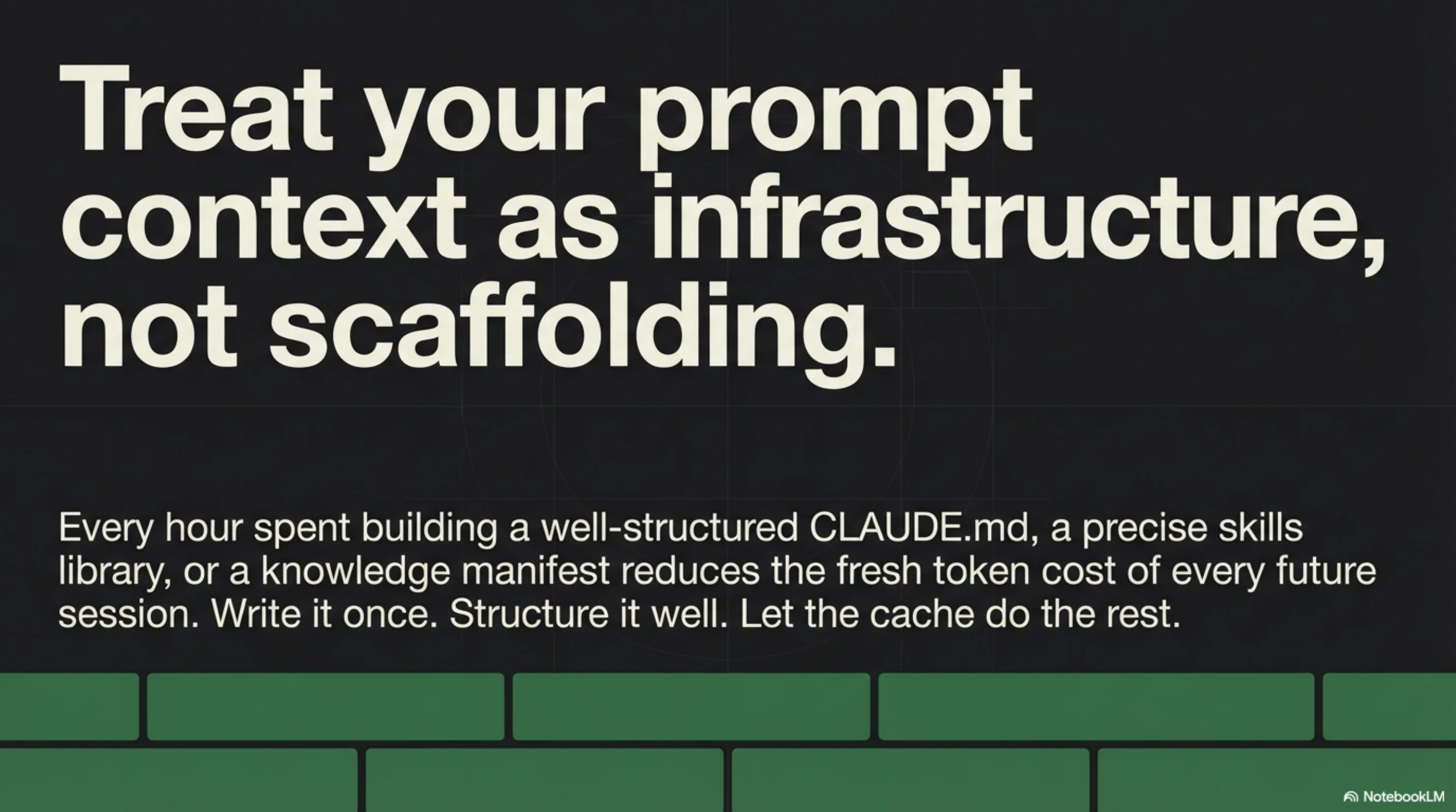 Treat your prompt context as infrastructure, not scaffolding