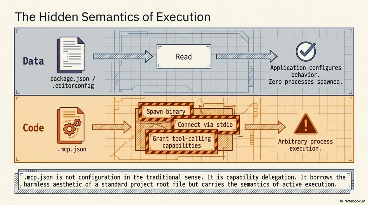 The Hidden Semantics of Execution — data files read, code files spawn processes