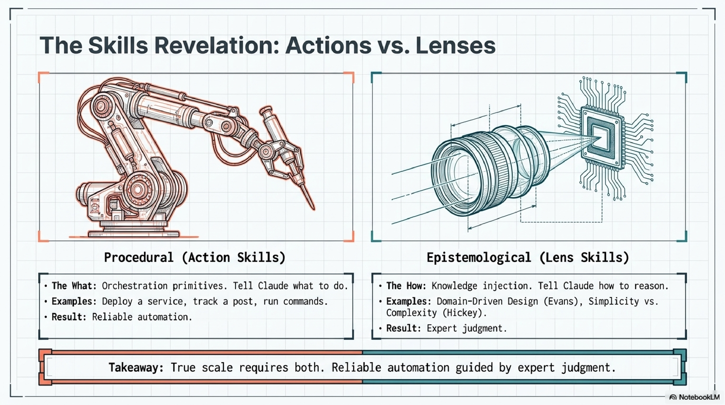 The Skills Revelation: Actions vs. Lenses
