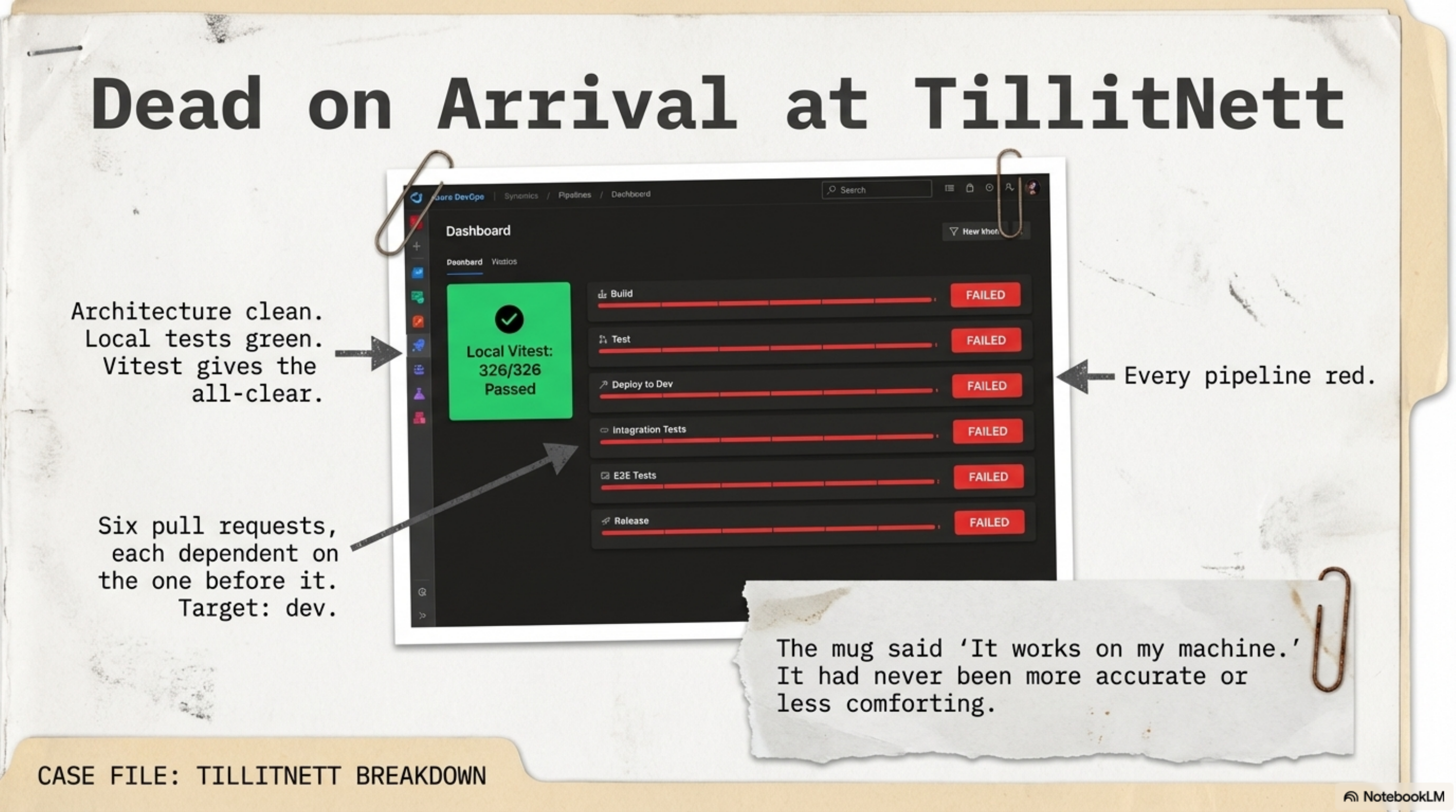 Dead on Arrival at TillitNett