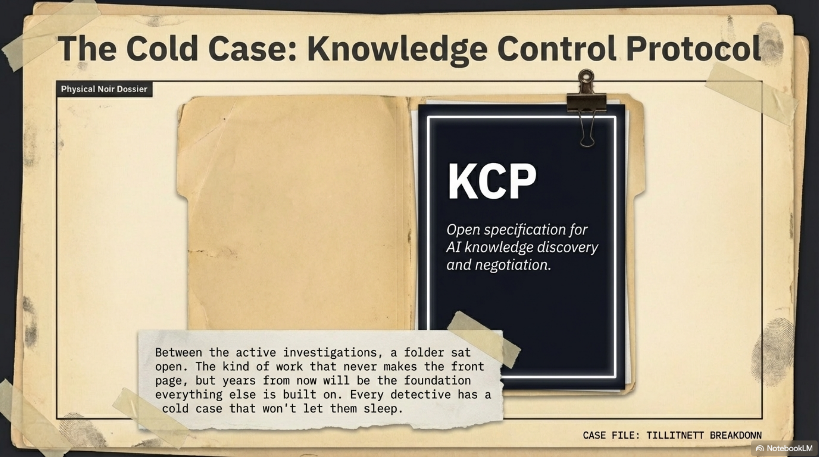 The Cold Case: Knowledge Control Protocol
