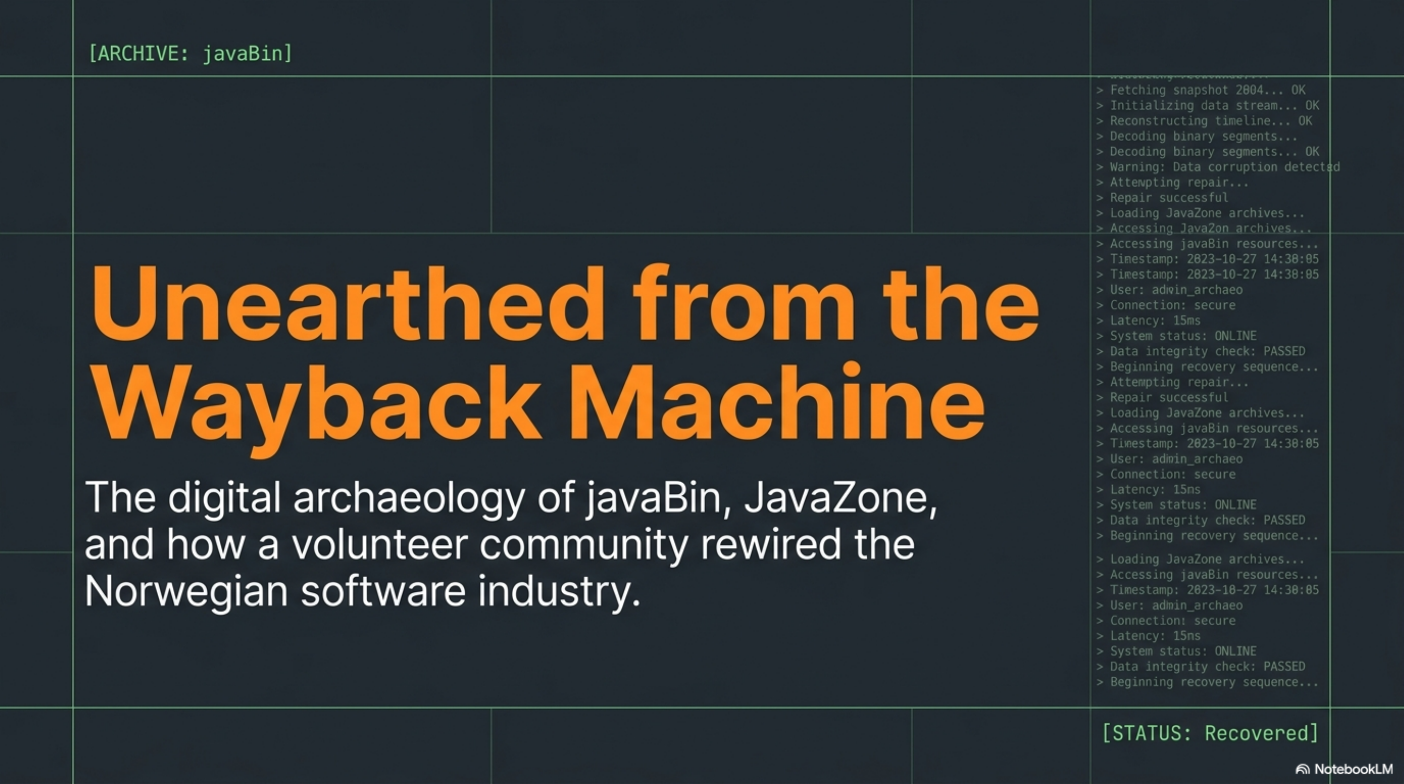 Unearthed from the Wayback Machine